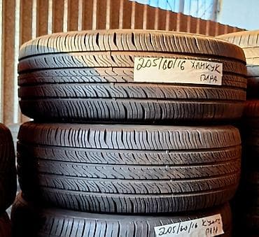 Шины 205 / 60 / R 16, Лето, Б/у, Пара, Легковые, Корея, Hankook at lalafo.kg Шины 205 / 60 / R 16, Лето, Б/у, Пара, Легковые, Корея, Hankook