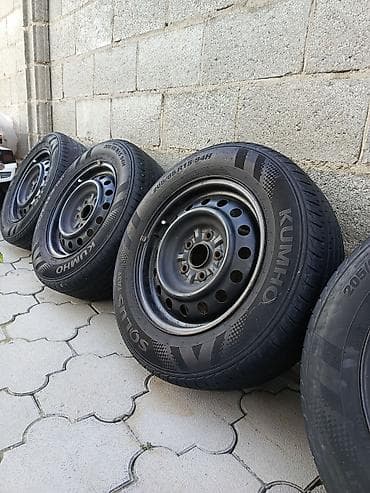 Колеса в сборе 205 / 65 / R 15, Всесезонная, Комплект, Легковые, Железные