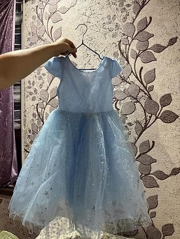 вечерние платья для девочек: Детское платье, цвет - Голубой — 1