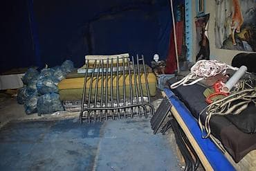 каркас юрты: Мат для трюков и сальто большой 2м квадратный толщина 35 см внутри 6 — 2