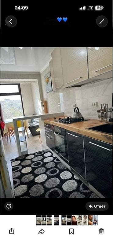 Сниму квартиру: 3 комнаты, С мебелью полностью — 4