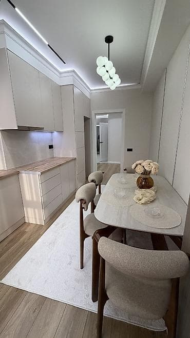 ts group: 3 комнаты, 71 м², Кок-Жар ж/м Элитка, 10 этаж, Евроремонт — 6