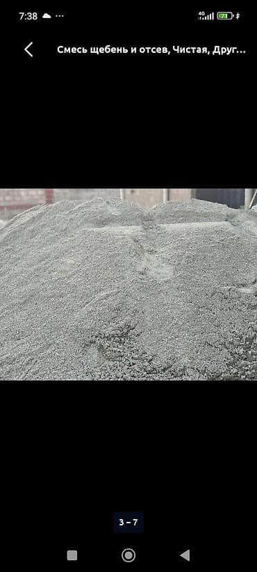 Смесь щебня и отсева (щебёночно-песчаная смесь) Описание: - — 1