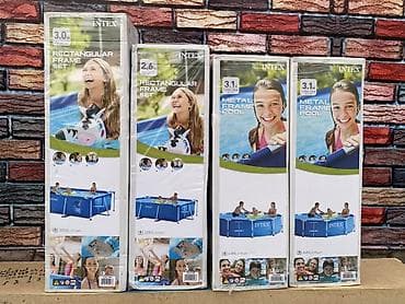 Спорт жана хобби: Надувные и каркасные бассейны Intex и Bestway — наборы разных размеров — 1