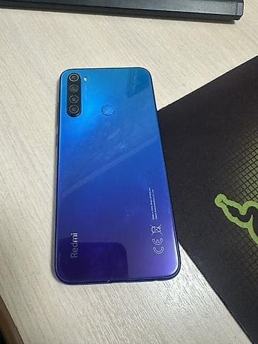 mobile center xiaomi redmi note 8: Redmi, Redmi Note 8, Б/у, 64 ГБ, цвет - Синий, 2 SIM — 1