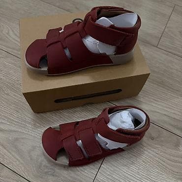 Детская обувь: Детские сандалии ECCO Cozmo Fisherman I, в красивом бордово-красном — 2