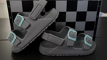 Детская обувь: 1). 🇺🇸 Розовые сандалии OshKosh Размер: US Toddler 12 = EUR 29-30 = 18 — 5