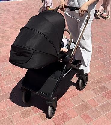 Коляски: Коляска, Другой бренд, цвет - Черный, Б/у, Самовывоз — 3