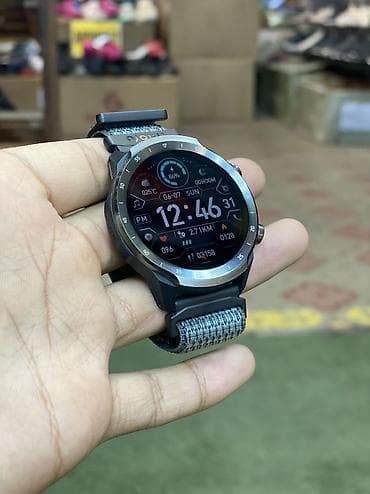 amazfit helio strap: Продаю смарт-часы для спортсменов Mibro A2 Черный В комплекте два — 1