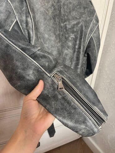 липотрим как отличить подделку: Кожаная куртка, Косуха, Натуральная кожа, Оверсайз, M — 6