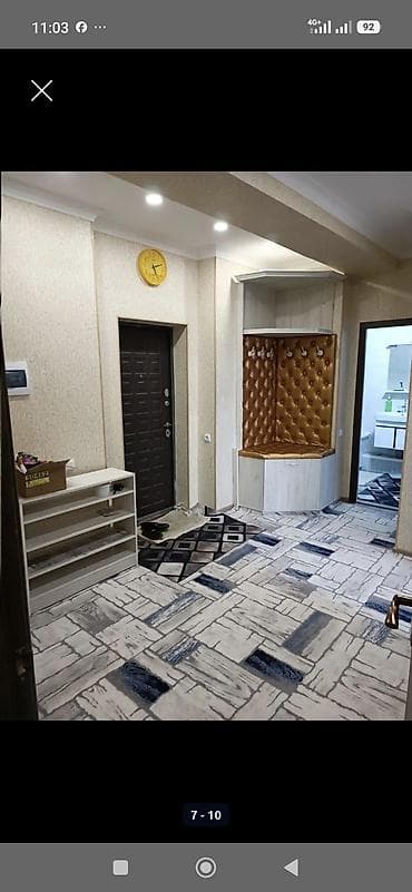 квартиры с подсилением: 2 комнаты, ул. Курманжан Датка-Мамырова, Без животных, от 1 года, С мебелью полностью — 3