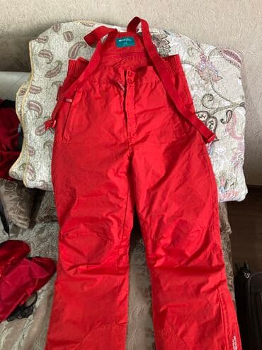 Лыжные штаны 500сом на девочку 10/12 лет