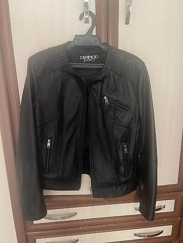 кожыный куртки: Куртка Derimod EXPO, классический стиль, натуральная кожа. - — 1