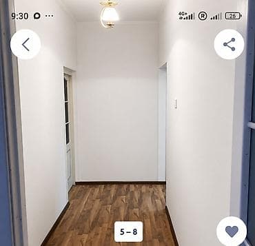 Продажа квартир: 1 комната, 56 м², 12 мкр 107 серия, 4 этаж, Свежий ремонт — 2