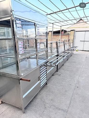 Для кафе, ресторанов: Линия раздачи для столовой/кафе из нержавеющей стали - Полноразмерная — 3