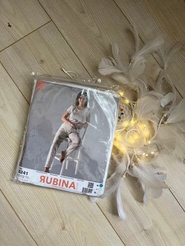 белая ночная сорочка: Домашний костюм, Хлопок, Турция — 2