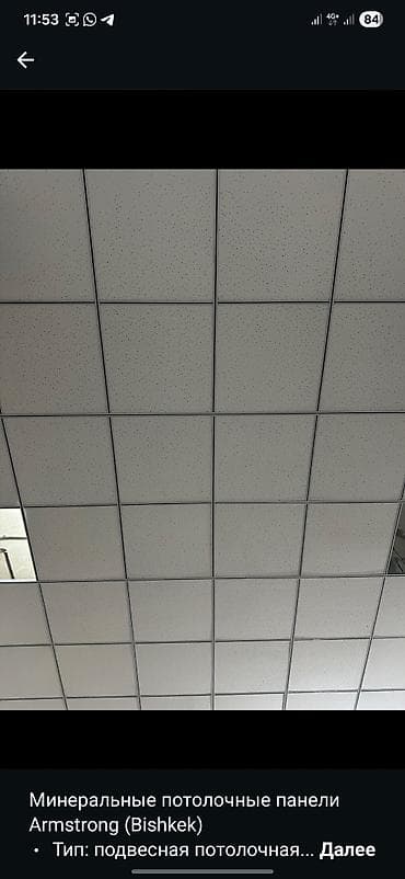 терма панел: Минеральные потолочные панели (формат Armstrong) для подвесных — 2