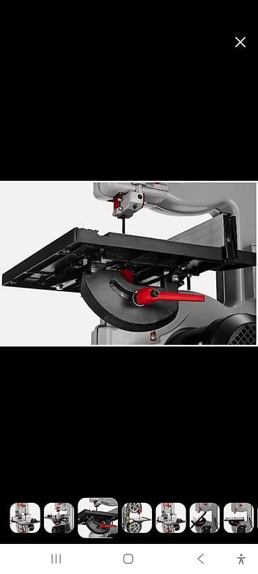 гриндер ленточный: Ленточная пила ЗУБР (настольная) - Тип: вертикальная ленточная пила — 4