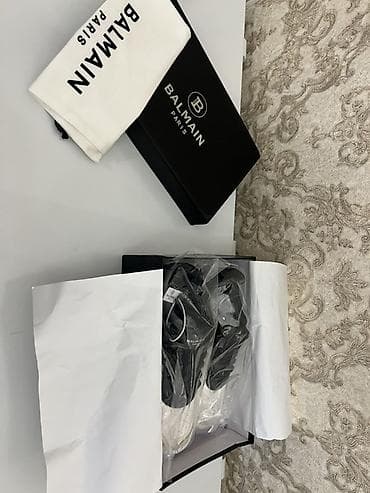 Мужские кроссовки, 41, Balmain, Новый, цвет - Белый, Самовывоз — 4