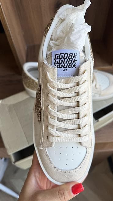 обувной: Кроссовки, 39, 39.5, 40, Golden Goose, Новый, цвет - Белый, Бесплатная доставка — 7