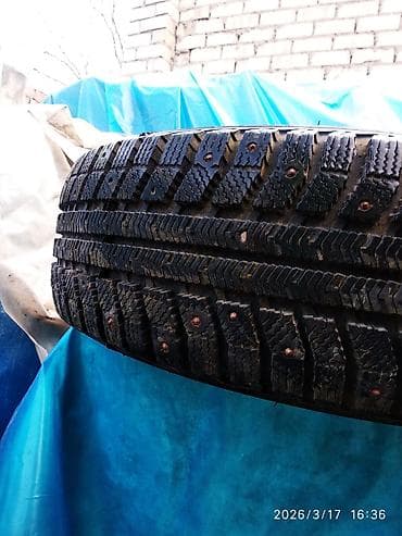 Шины 195 / 65 / R 15, Зимняя шипованная, Б/у, Пара, Легковые, Россия, AMTEL at lalafo.kg Шины 195 / 65 / R 15, Зимняя шипованная, Б/у, Пара, Легковые, Россия, AMTEL