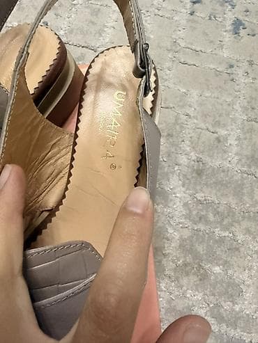 original: Босоножки, 36, Б/у, цвет - Бежевый — 3