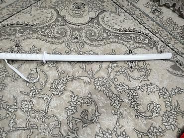 Освещение: Декоративный меч в японском стиле (катана) белого цвета - Материал — 2