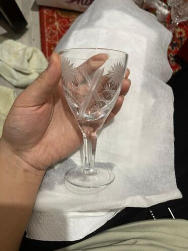 чай ичкен столдор: Набор стеклянных рюмок/стаканов для напитков - Комплектация: 6 штук в — 24