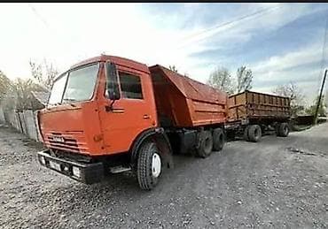 Кум Щебень Отсев Кара топурак тартабыз Прицеп менен дагы