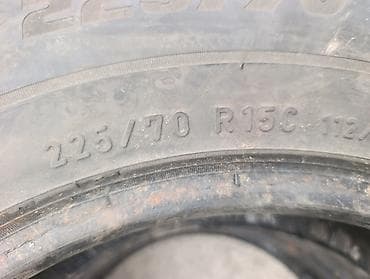 22570 r15: Шины 225 / 70 / R 15, Лето, Б/у, Пара, Легкий коммерческий транспорт (C/LT), Pirelli — 3