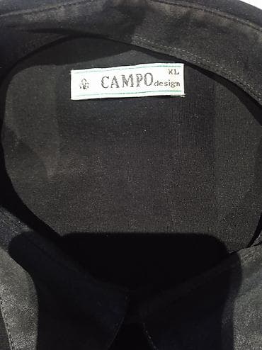 тактические рубашки: Мужская рубашка CAMPO design, размер XL. - Цвет: черный с — 3