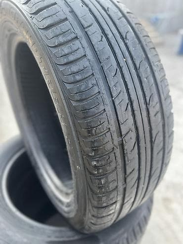 шины 235 55 18: Шины 235 / 55 / R 18, Лето, Б/у, Комплект, Легковые, Япония — 2