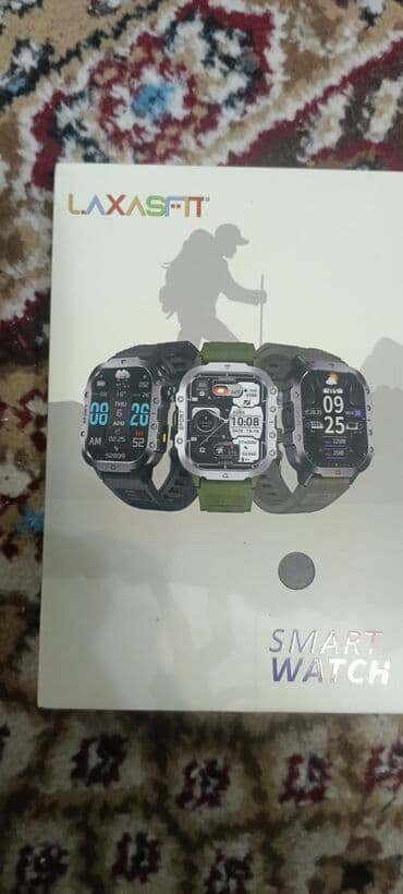 Башка акылдуу сааттар: Умные часы LAXASFIT Smart Watch (цвет: черный) - Корпус брутального — 2