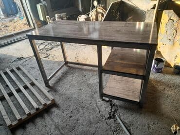 офисные мебели бишкек: ЛОФТ стилиндеки стол стул.диван, кроват, качели жана башка мебелдерине — 23