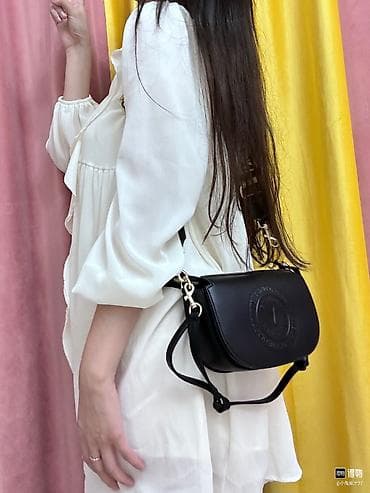 michael kors: Сумка через плечо Versace Jeans Couture - Материал: гладкая черная — 2