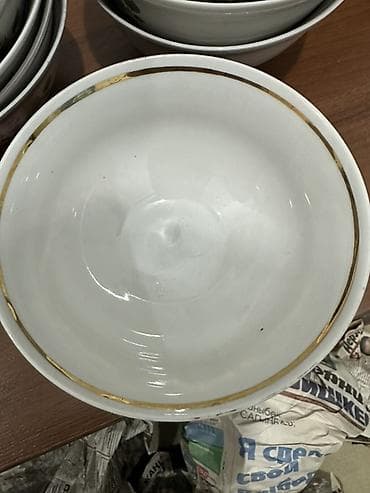 dish sets: 42 предмета, Наборы керамических, покрытых глазурью пиал, кесе малые — 10