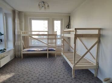 детский кровать двухэтажный: Детская односпальная кровать, Новый, Для мальчика, Для девочки, С матрасом, Дерево, Платная доставка, Самовывоз — 3