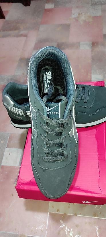 массы обувь: Кроссовки мужские, повседневные/спортивные - Цвет: тёмно‑серый с — 1