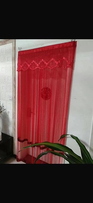 Тюли: Тюлевые шторы для дверного проёма - Тип: лёгкая тюль с декоративным — 3