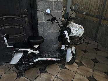 Велосипеды: Электроскутер Super Bike (белый) Состояние хорошее, не ездили толком — 2