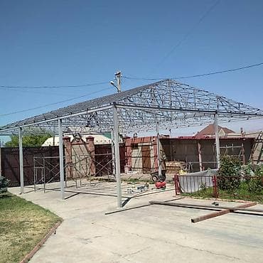 Офисная мебель: ✅ Навес (үйгө, короого, автоунаа үчүн) ✅ Ферма ✅ Каркас (үй, магазин — 1