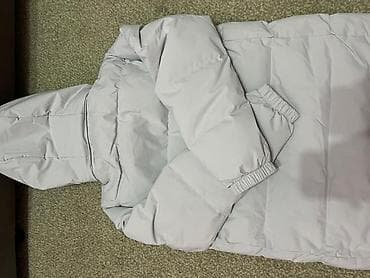 samsung note7: Пуховик, Короткая модель, С капюшоном, M — 4