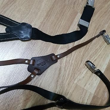 Подтьяжки для брюки женская кожаные