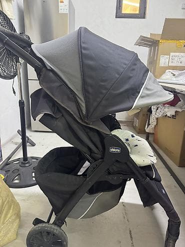 коляска трость chicco: Коляска, цвет - Черный, Б/у — 4