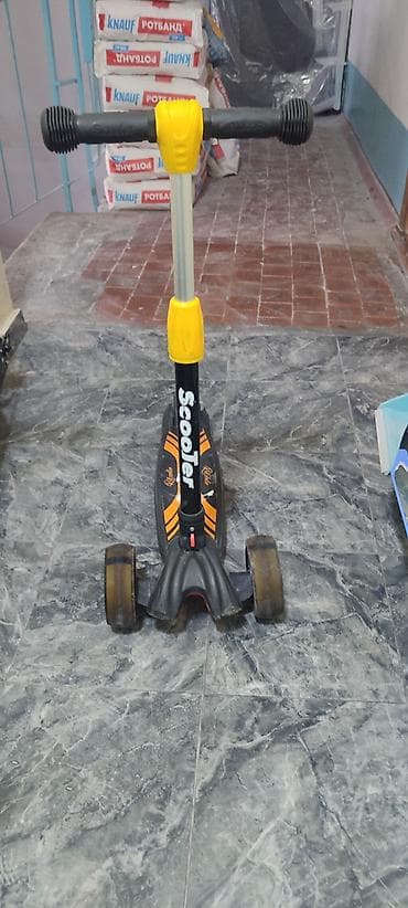 самокат м5: Детский трехколесный самокат Scooter - Тип: трехколесный (два — 1
