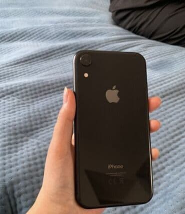 IPhone Xr, Б/у, 128 ГБ, Черный, Зарядное устройство, Кабель, 88 %
