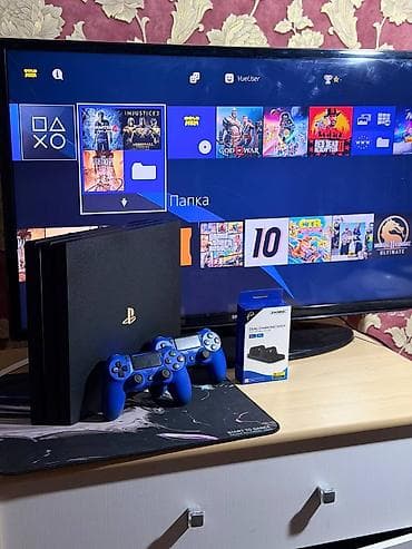 Видеоигры и приставки: 🎮 Sony PlayStation 4 Pro 1TB – прошитая, полный комплект! Продаю — 4