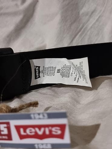 Личные вещи: Ремень, LeviS, Материал: Натуральная кожа, Мужские, Новый — 4
