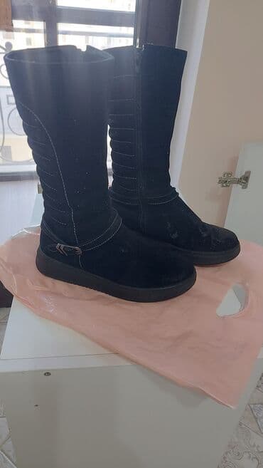 женская обувь больших размеров: Сапоги, 34, Geox, Б/у, цвет - Бежевый, Самовывоз — 4