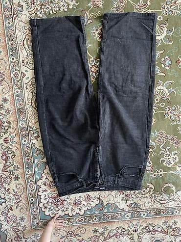 Черные джинсы DENIM - Цвет: графитово-черный - Посадка: средняя -